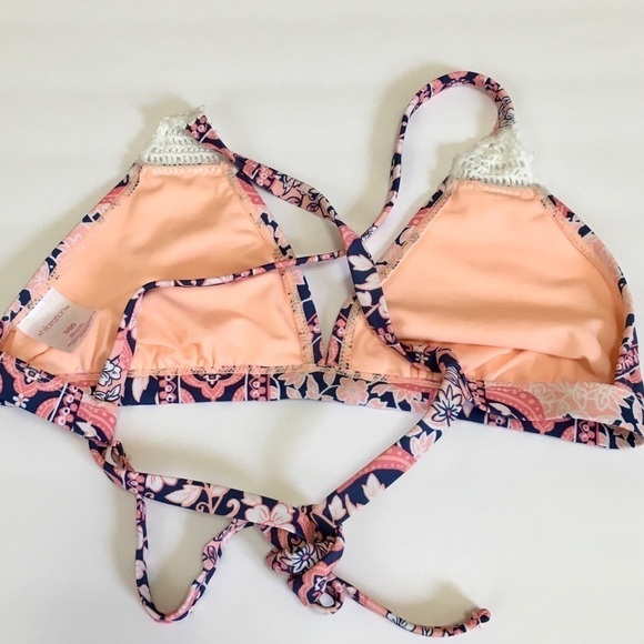 Xhilaration Pink Crochet Detail Bikini - Picture 6 of 8